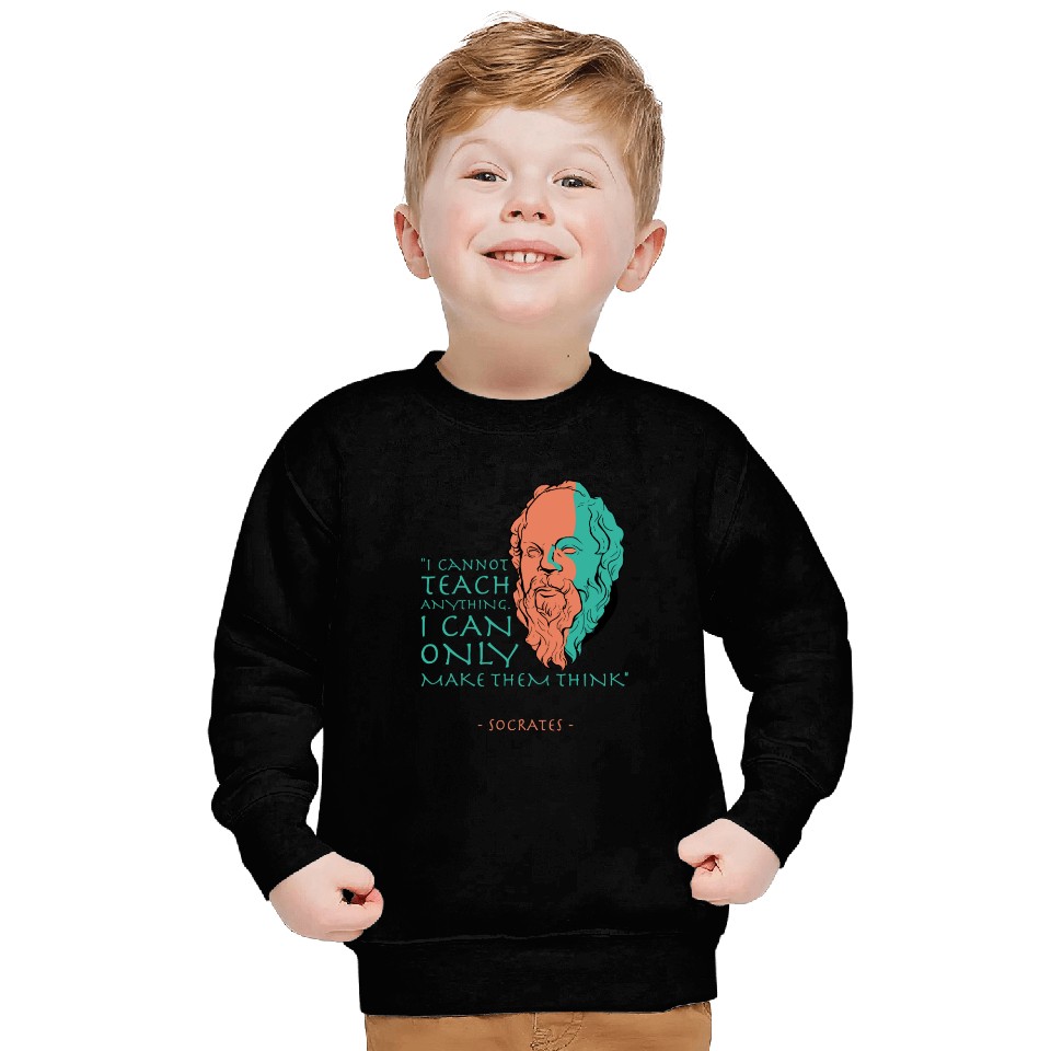 Socrates Stoic Philosophy Quote Sweatshirts