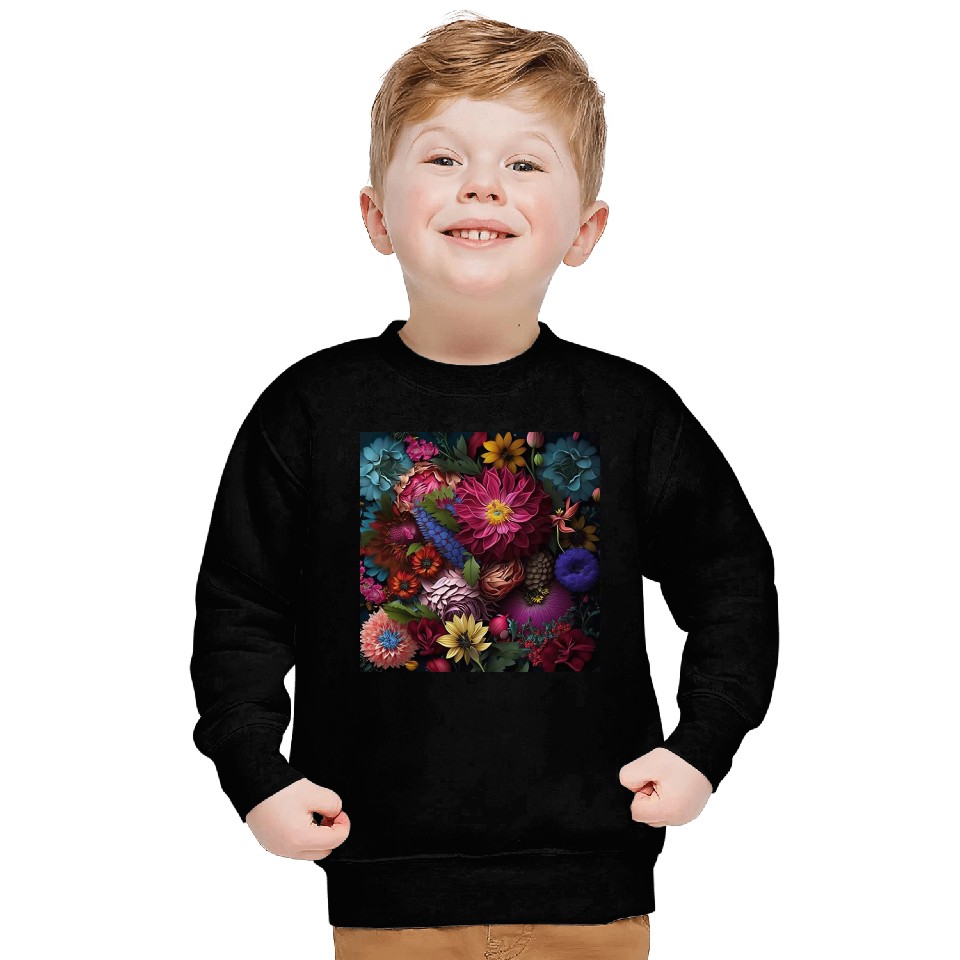 Flower Field Sweatshirts
