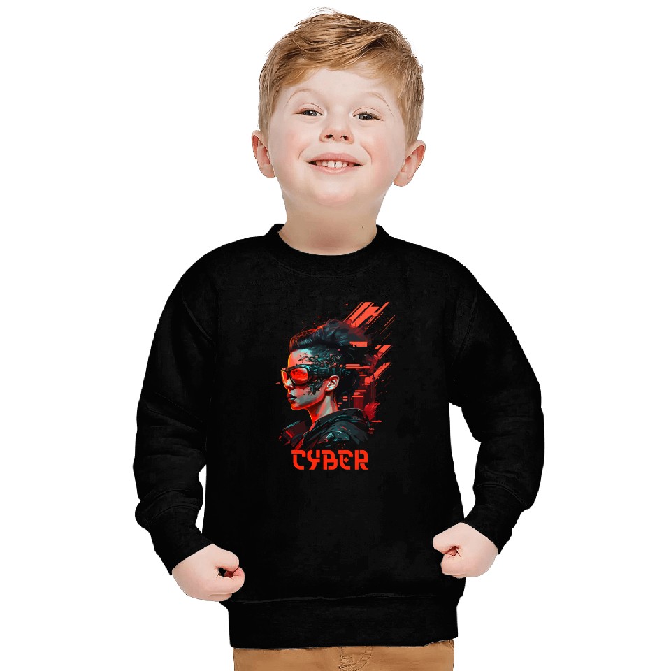 Cyber Girl Sweatshirts