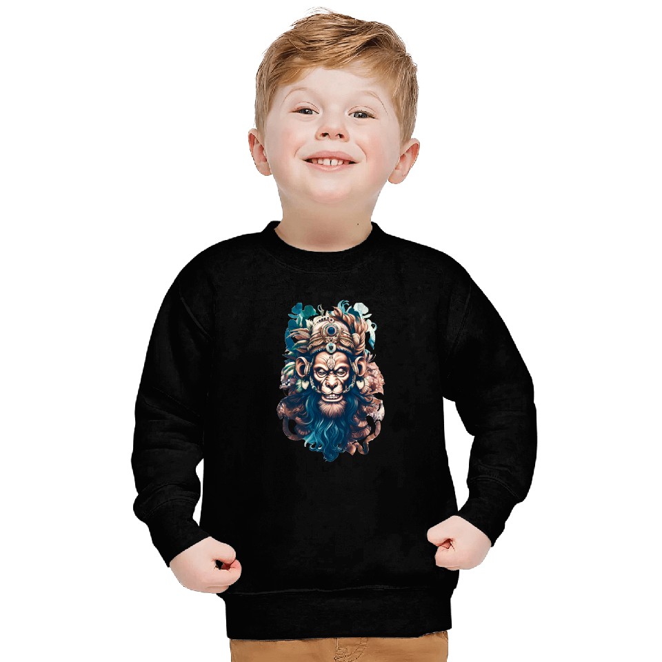 Hanuman: Powerful Design For Knowledge Sweatshirts