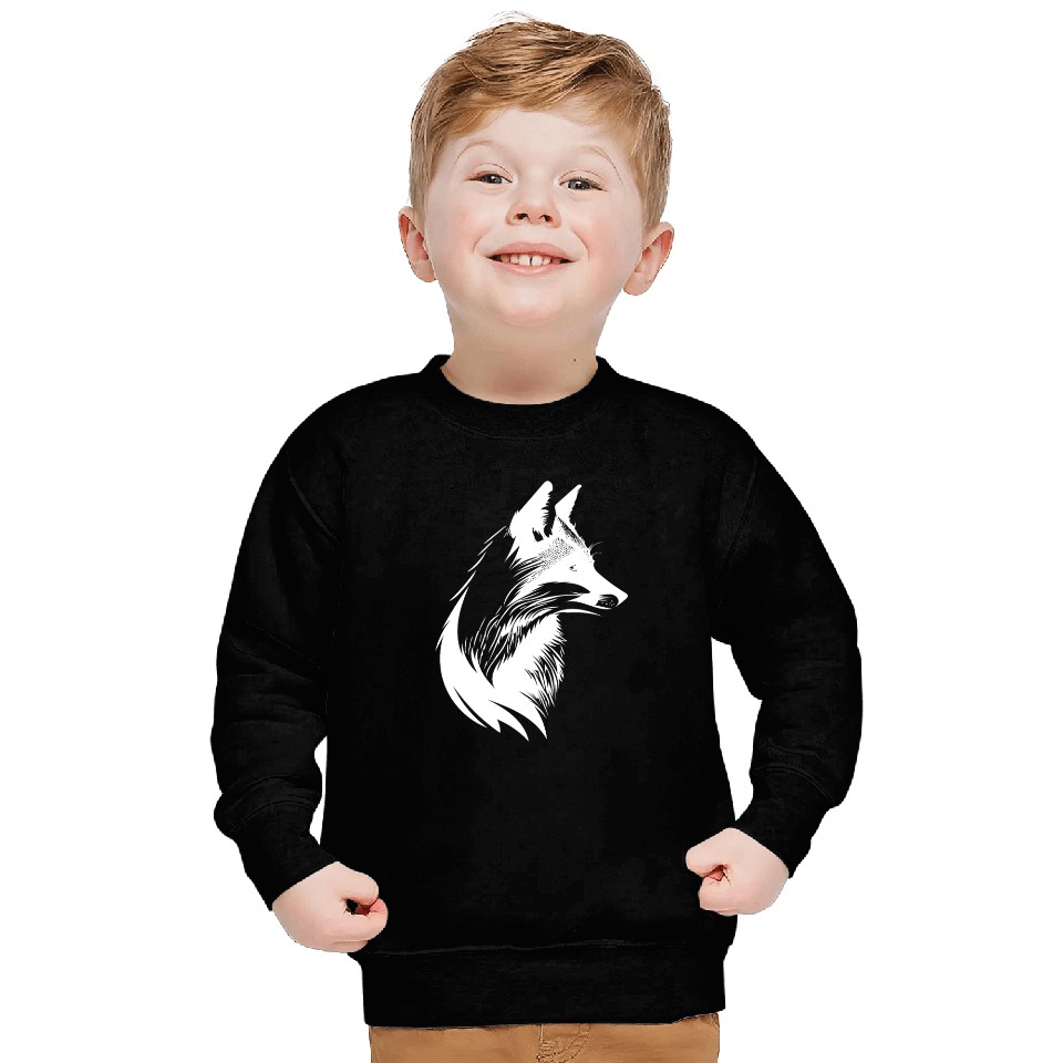 Pretty Forest Fox Nature Portrait Sweatshirts