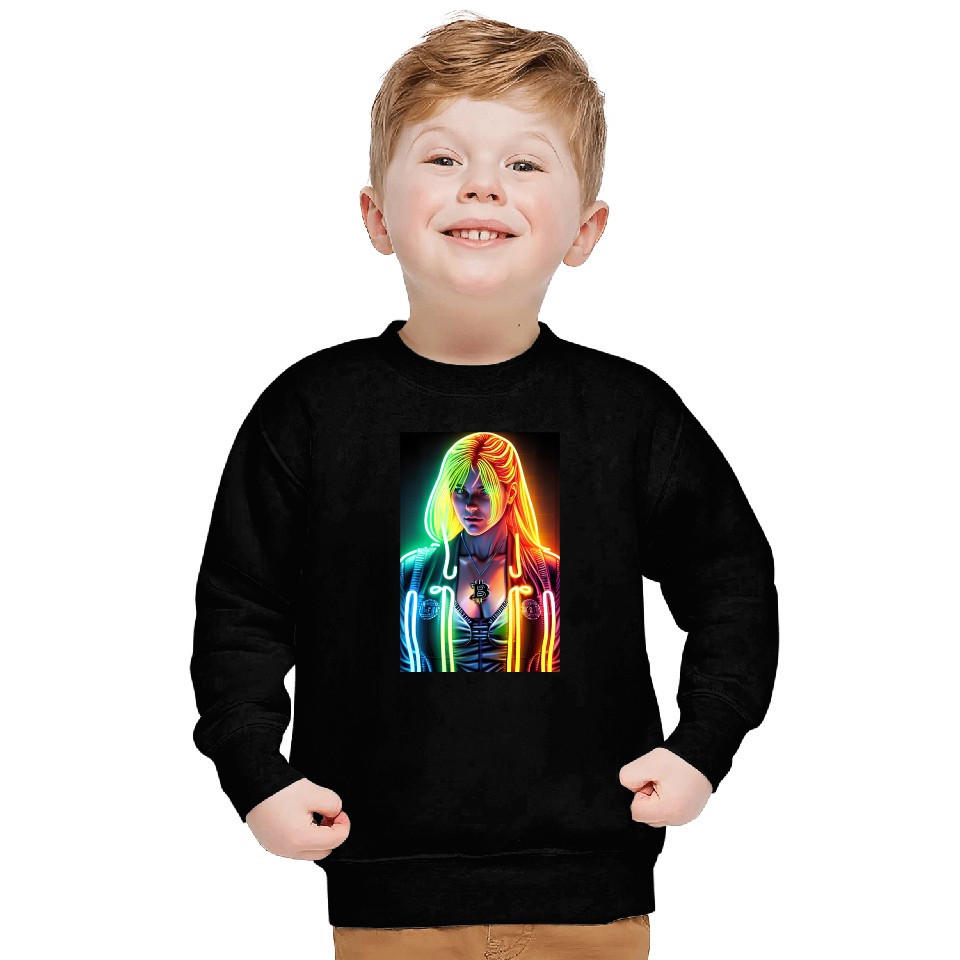 Bitcoin Woman Sweatshirts