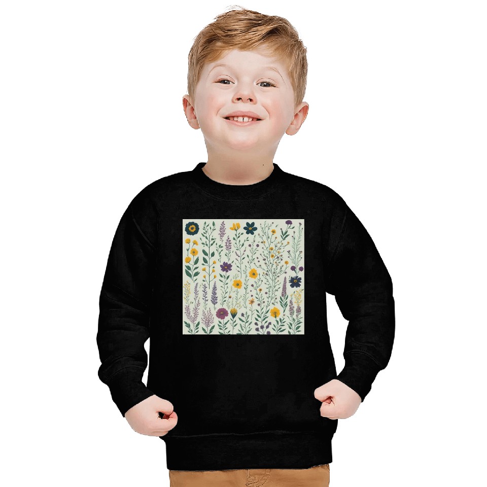 Wild summer flowers Sweatshirts