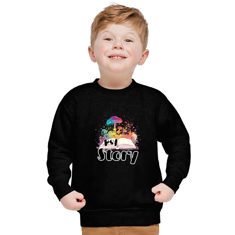 Psy Story A Psychedelic Journey Through the Pages Sweatshirts
