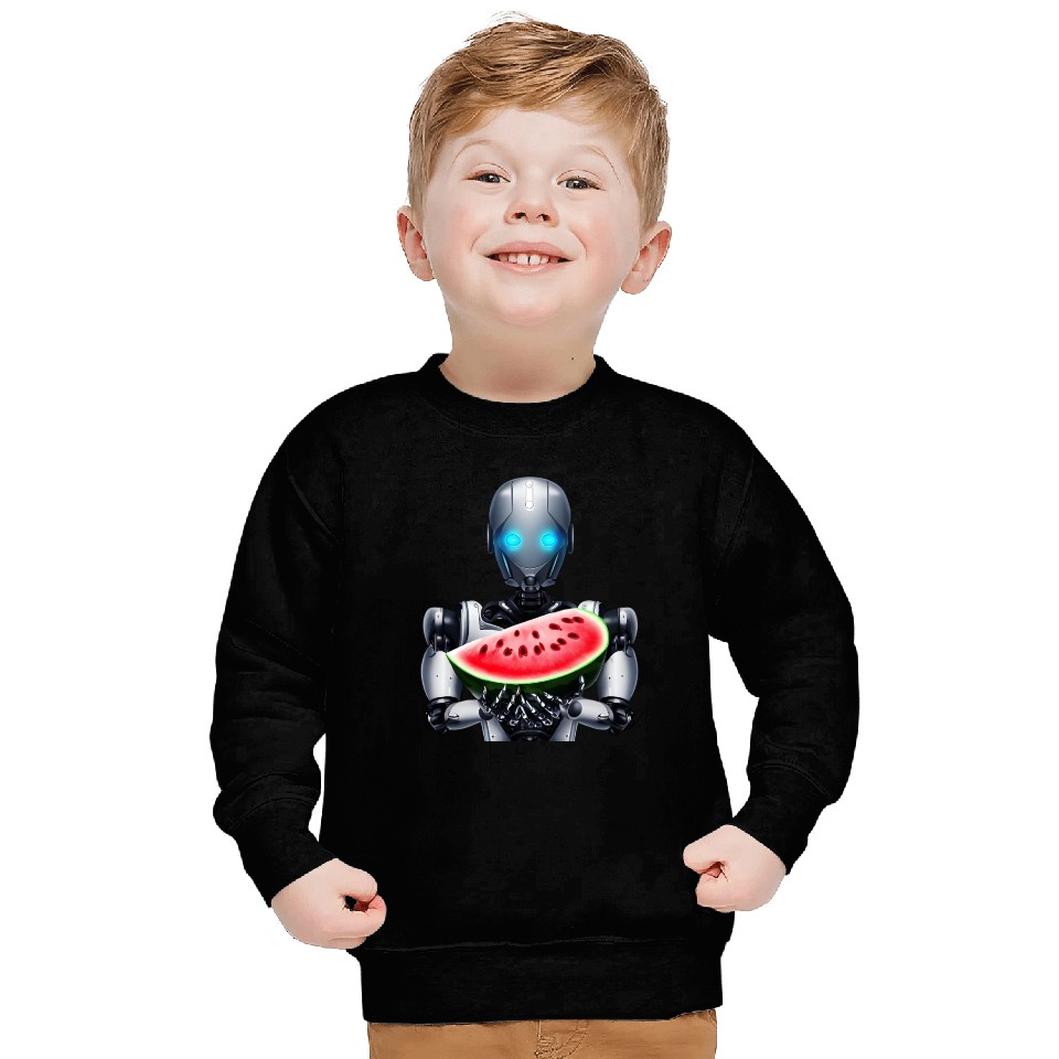 Watermelon for the robot Sweatshirts
