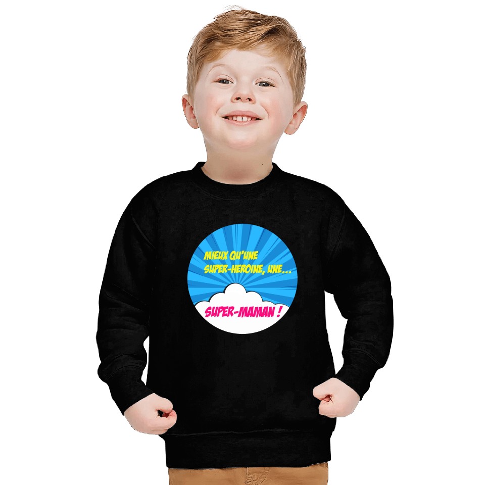 Super-mom super-hero. Best mom Mother's day Comics Sweatshirts