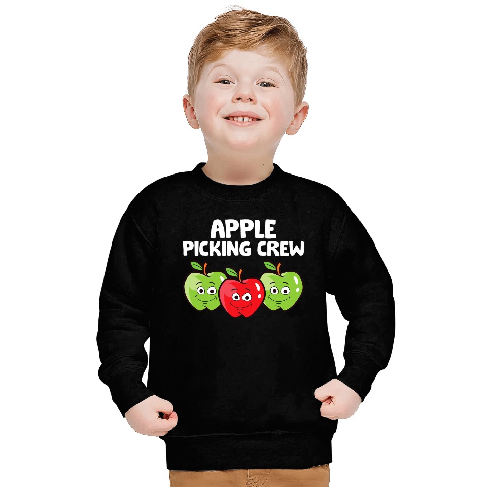 Apple Farmer Apple Lover Fruit Funny Apple Picking Sweatshirts