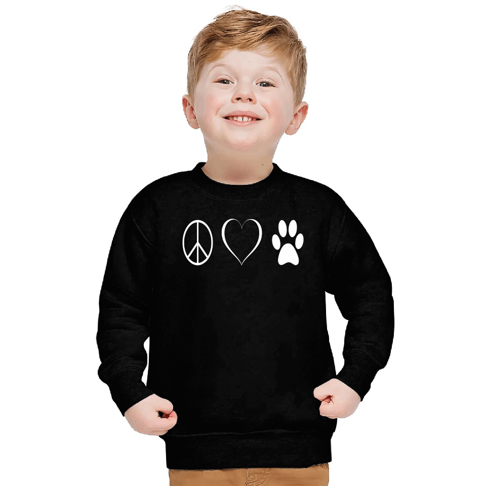 Peace love animals Sweatshirts