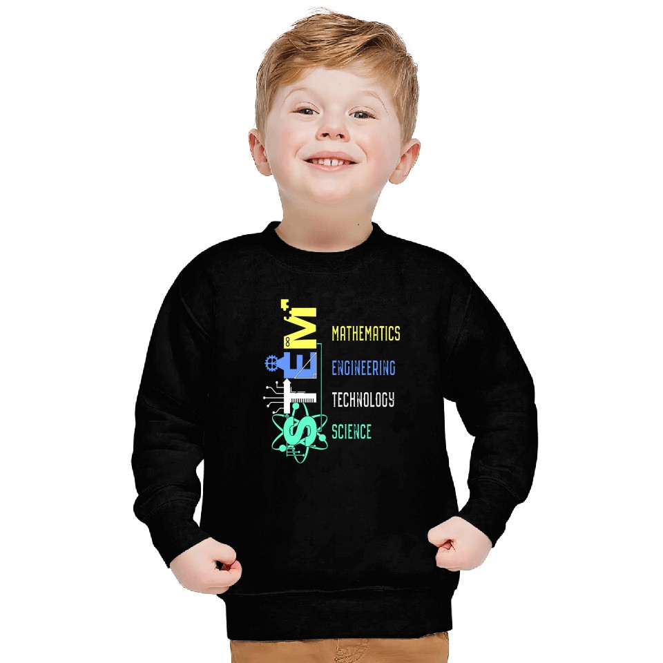Stem Teacher Science Technology Engineer Math Sweatshirts