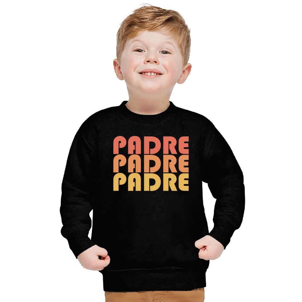 Padre Typography 1970S Sweatshirts