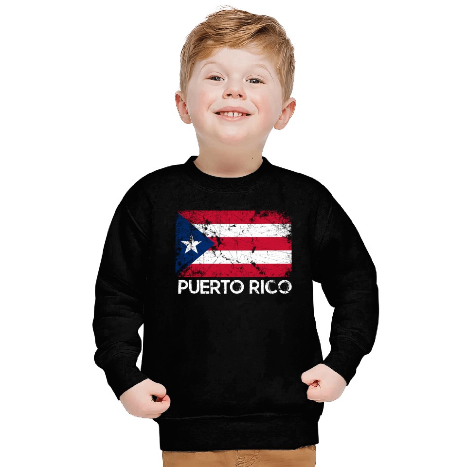 Puerto Rican Flag Made In Puerto Rico Sweatshirts