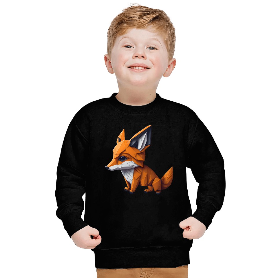 Tangram Fox Sweatshirts
