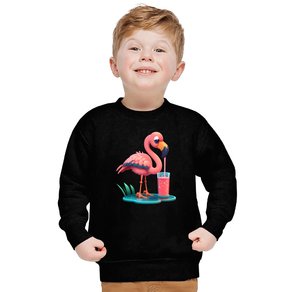 Summer Flamingo Sweatshirts