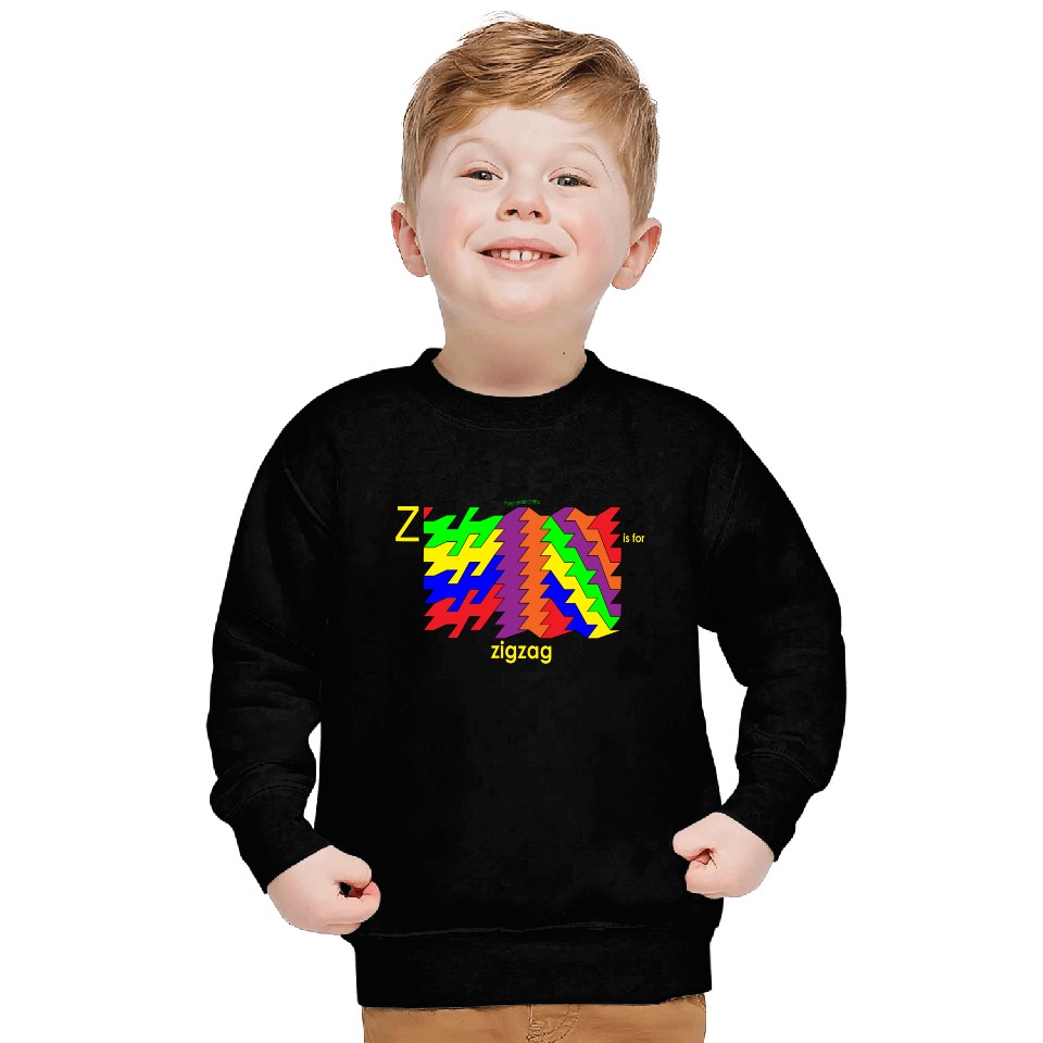 z is for zig zag Sweatshirts