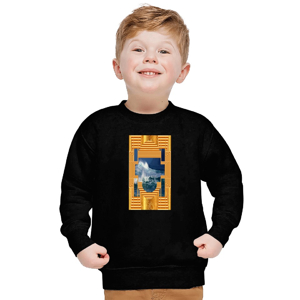 Gold girl's Sweatshirts retrieve