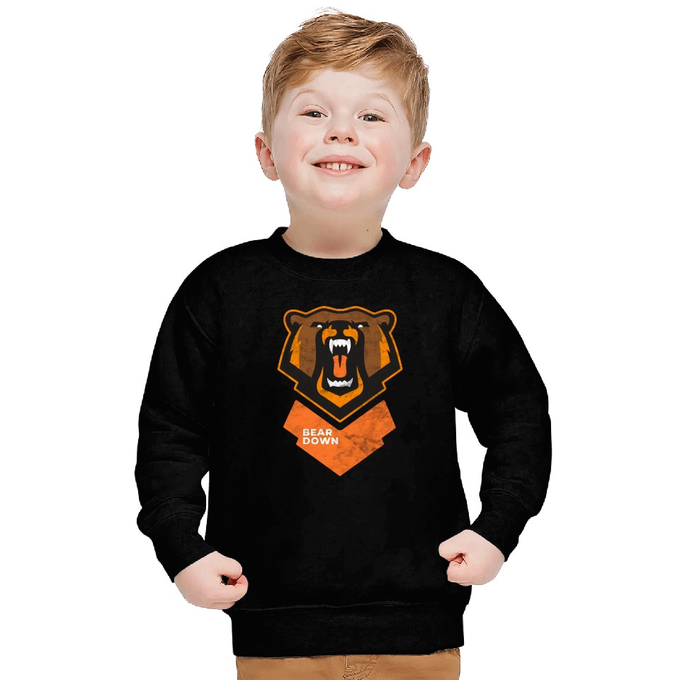 Fierce Modern Bear Down Party Tailgate Sunday Sweatshirts
