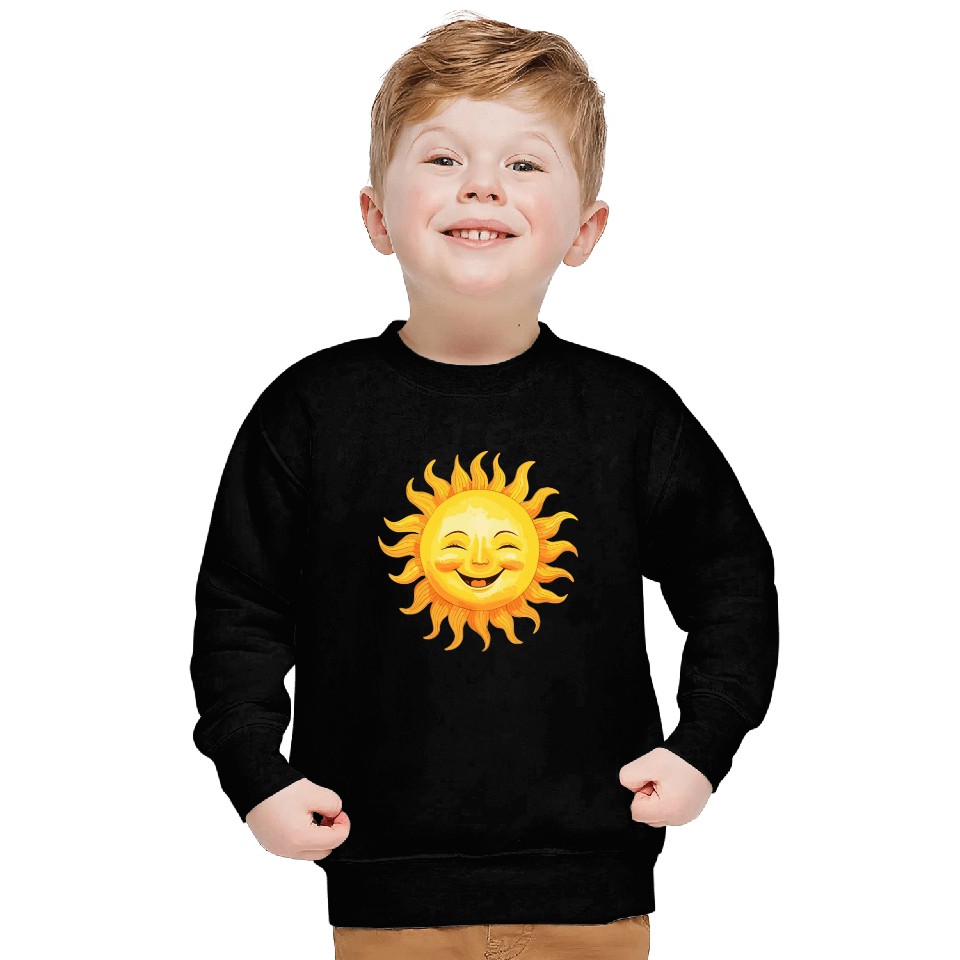 Sun Smiling - Joyful Sunshine Sweatshirts