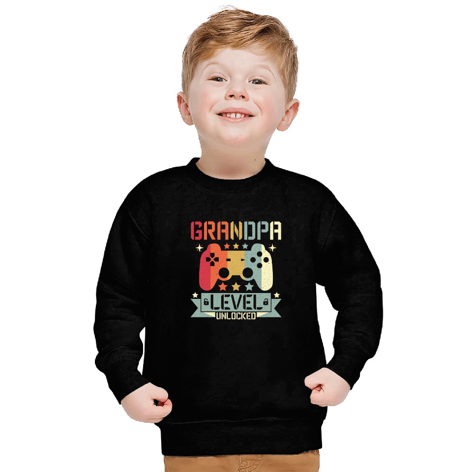 GRANDPA LEVEL UNLOCKED Sweatshirts