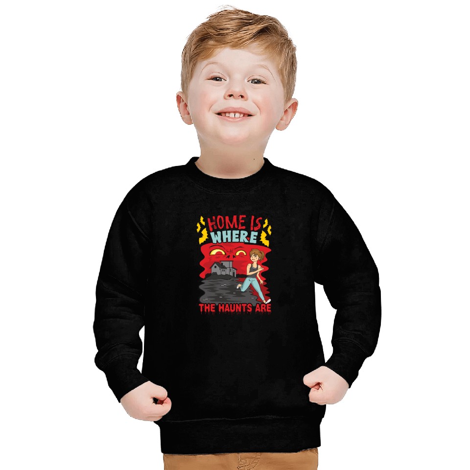 Horror Paranormal Haunted House Spooky Halloween Sweatshirts