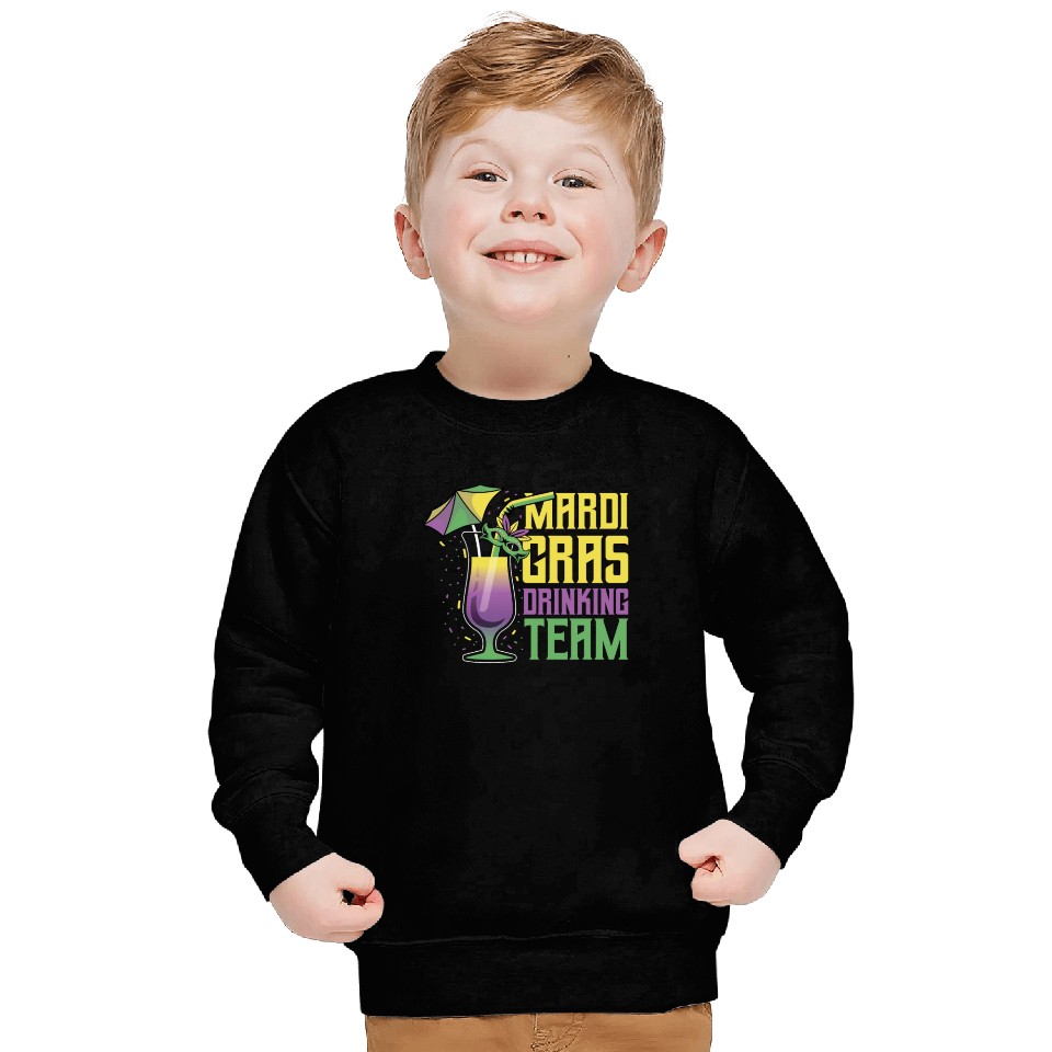 Mardi Gras Drinking Team Sweatshirts