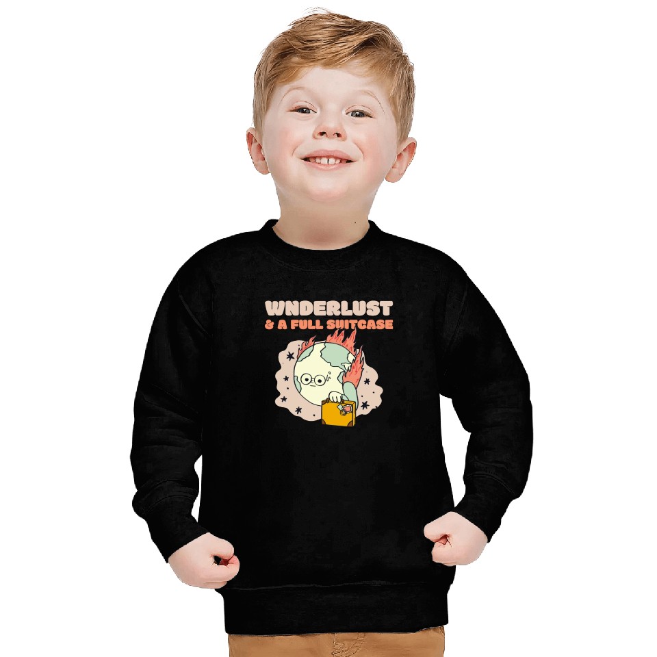 Wanderlust a full suitcase Sweatshirts