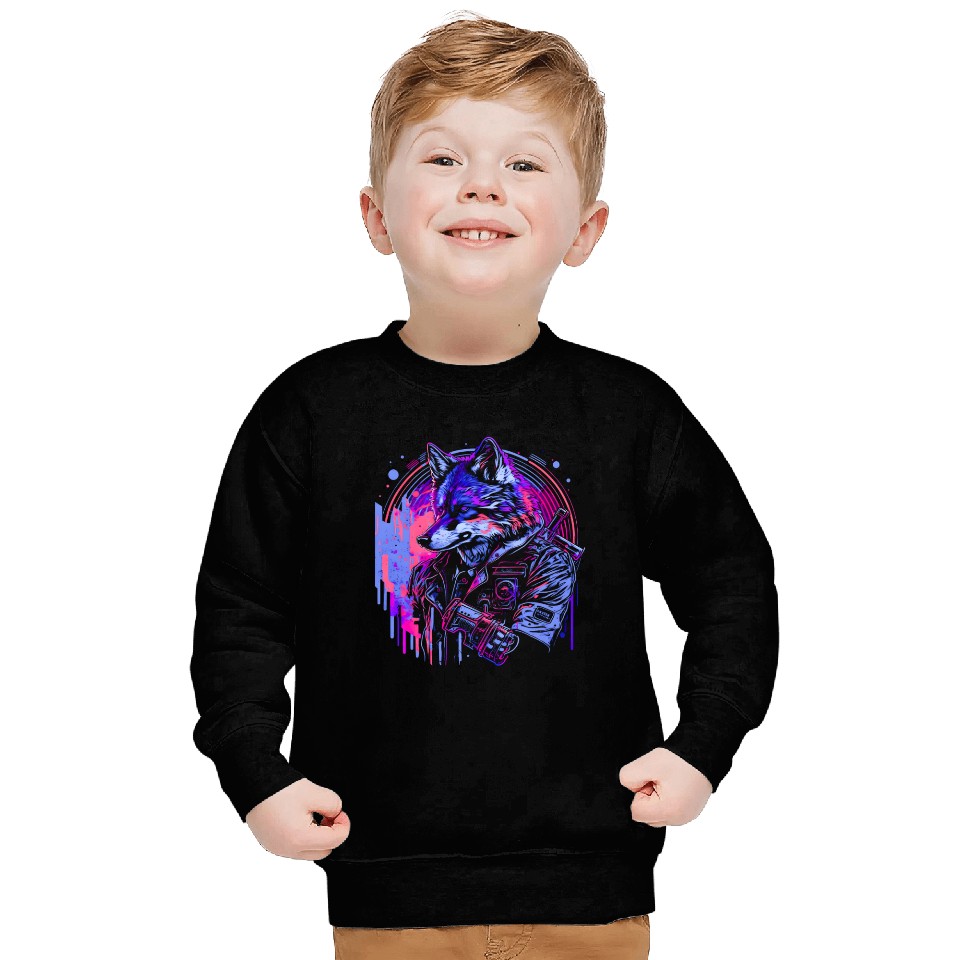 Neon Wolf Chronicles Sweatshirts
