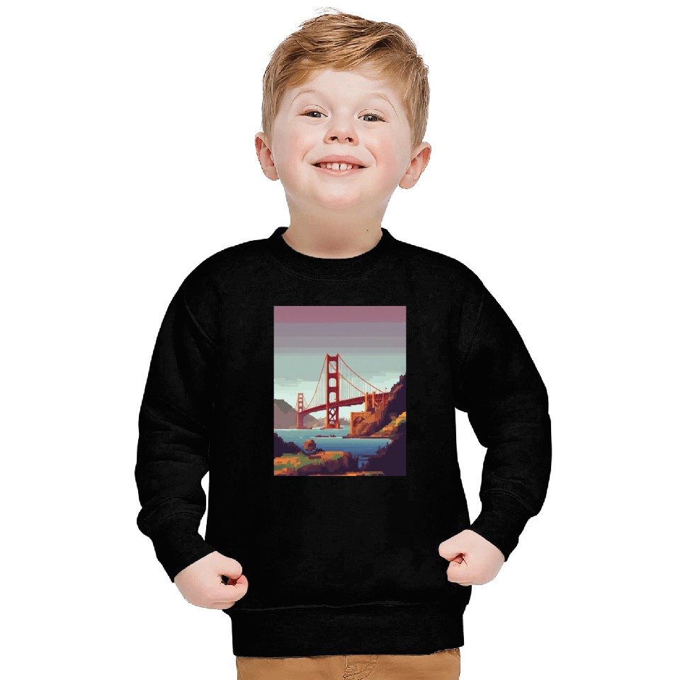 Golden Gate Bridge California Sweatshirts, Golden Gate