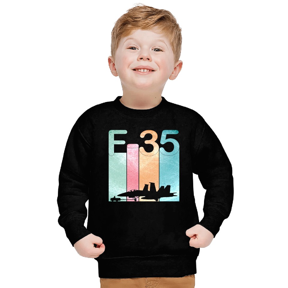 F35 Vintage Air Force Fighter Jets Sweatshirts