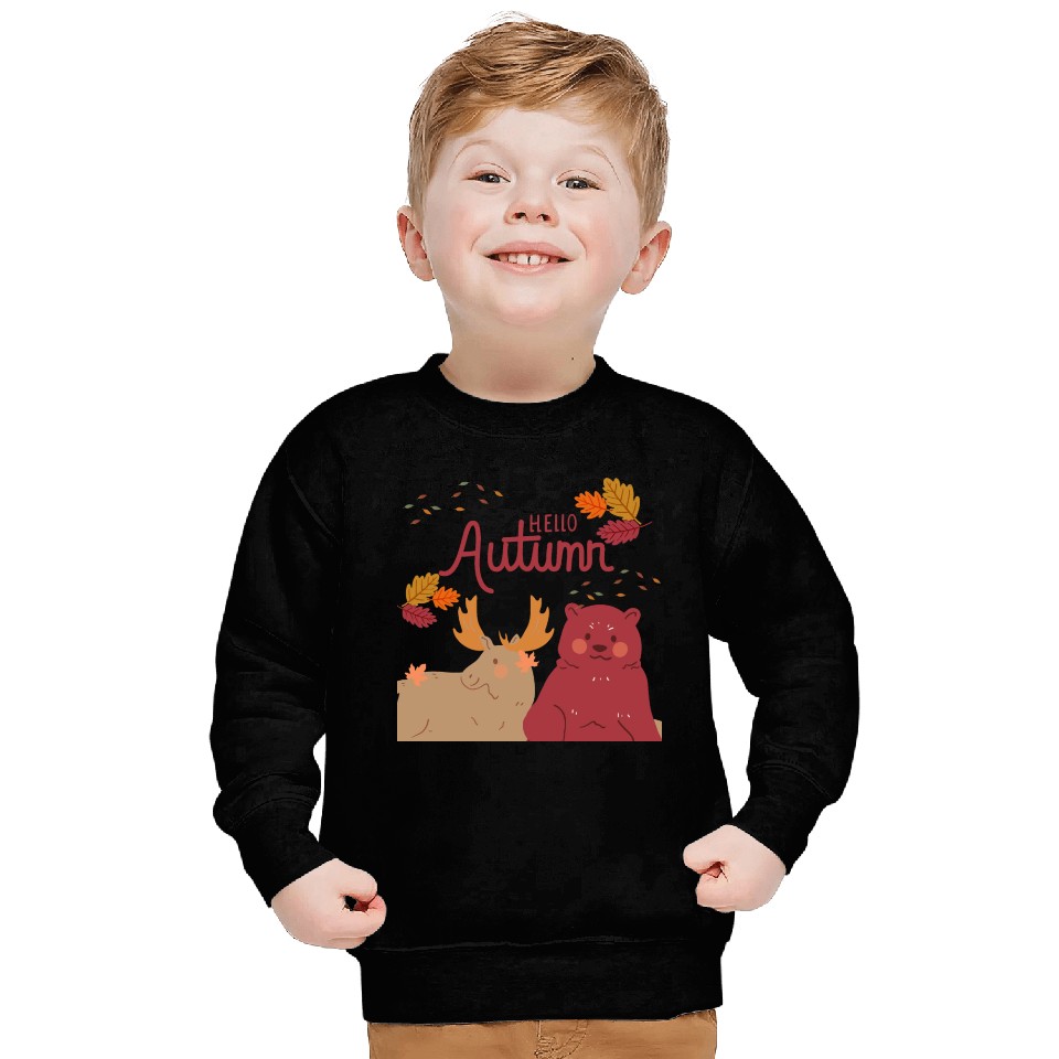 Hello Autumn Square Sweatshirts
