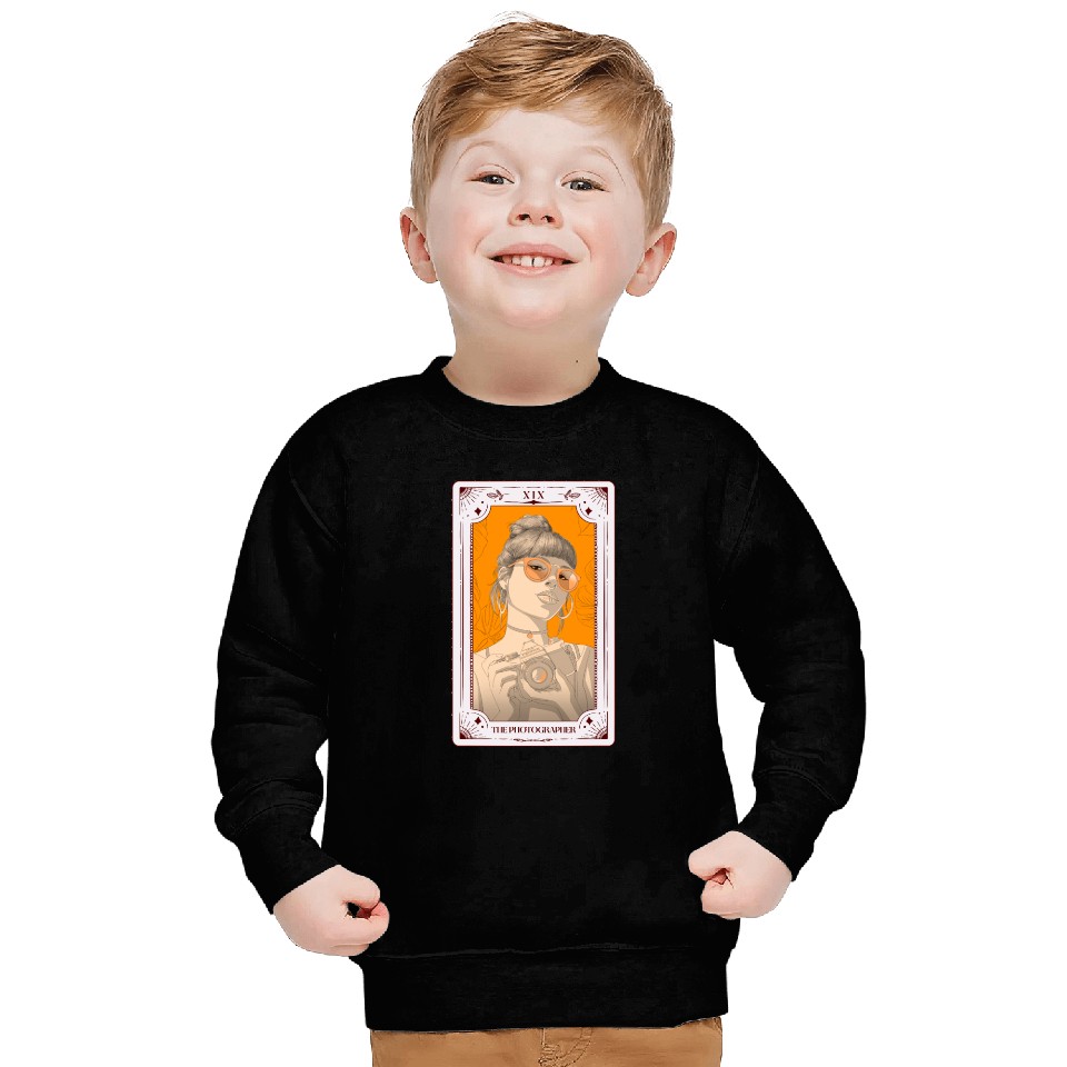 The Photographer Tarot Card Photography Camera Sweatshirts