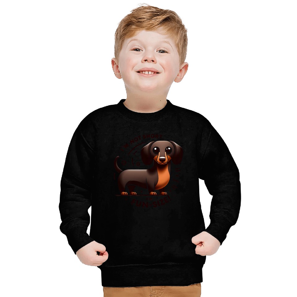 Cute Dachshund - Fun-Size Charm Sweatshirts