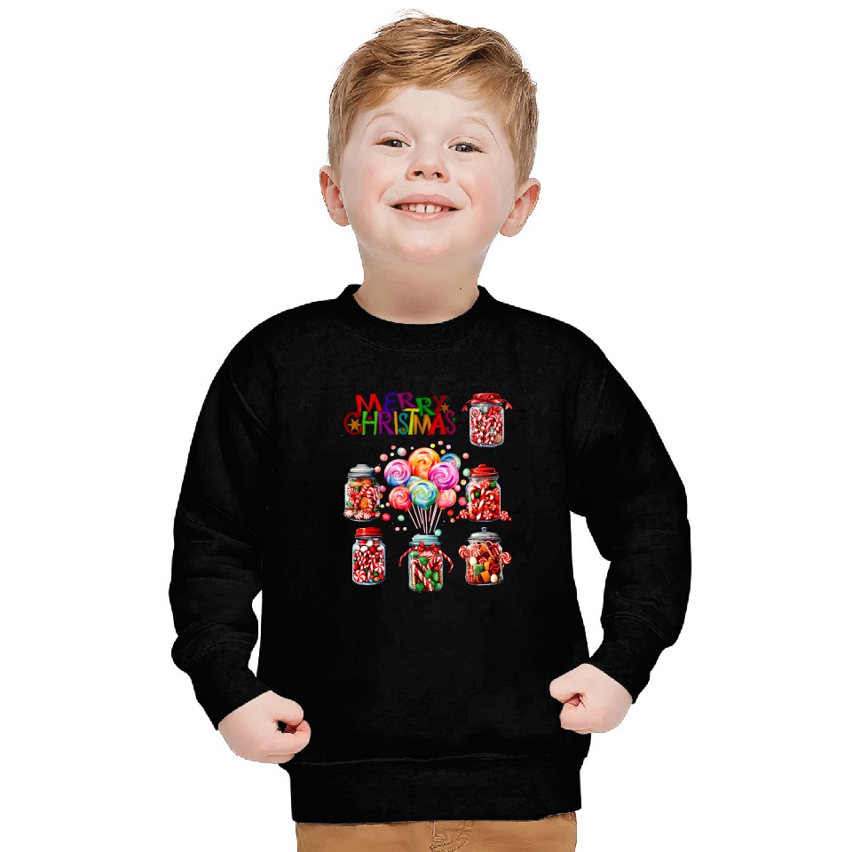 Merry Christmas Sweet Candy Canes Sweatshirts