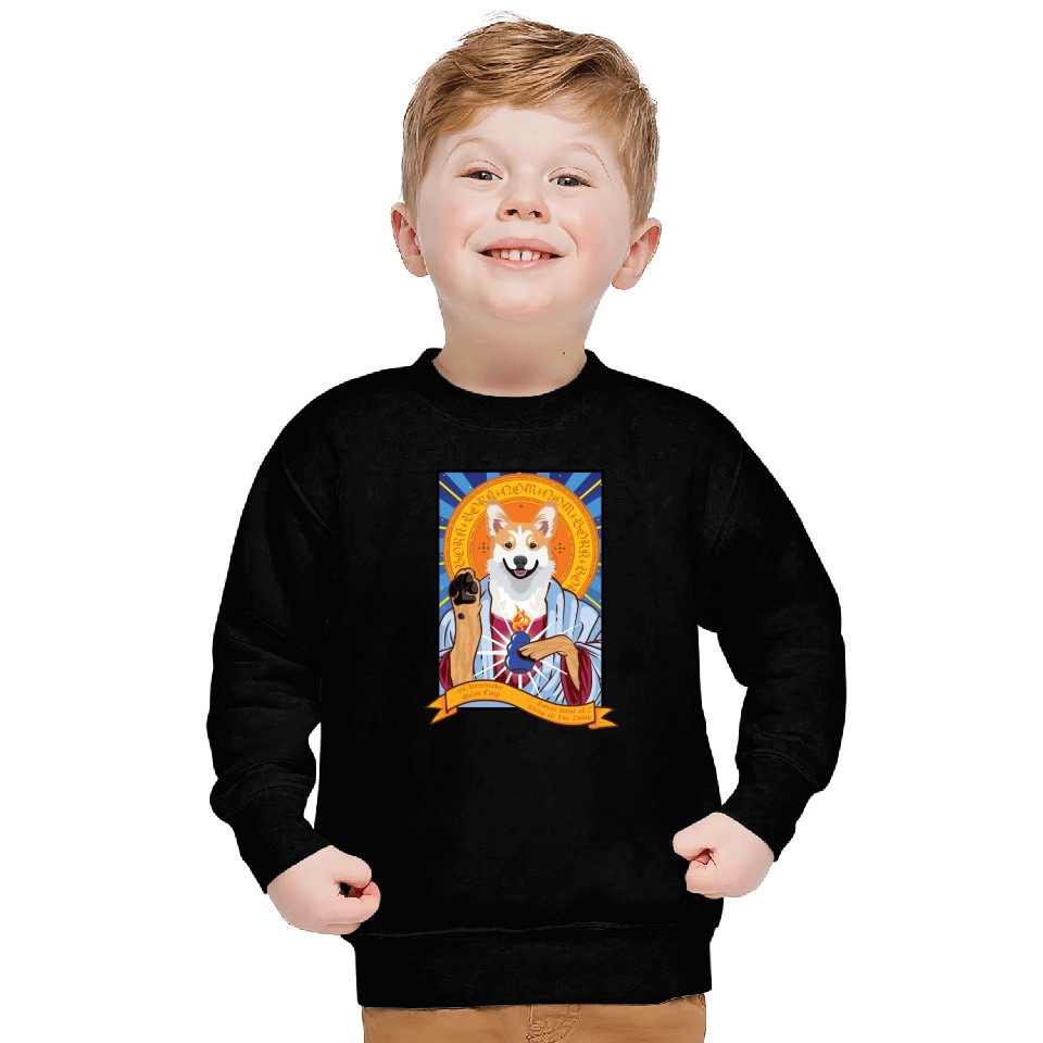 Saint Pembroke Welsh Corgi Sweatshirts