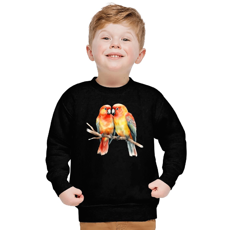Two Love Birds Sweatshirts
