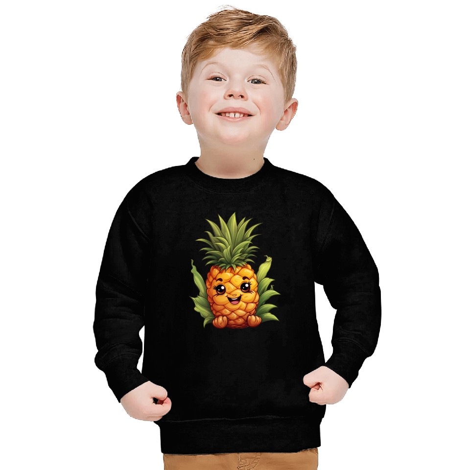 A charming kawaii style pineapple Sweatshirts