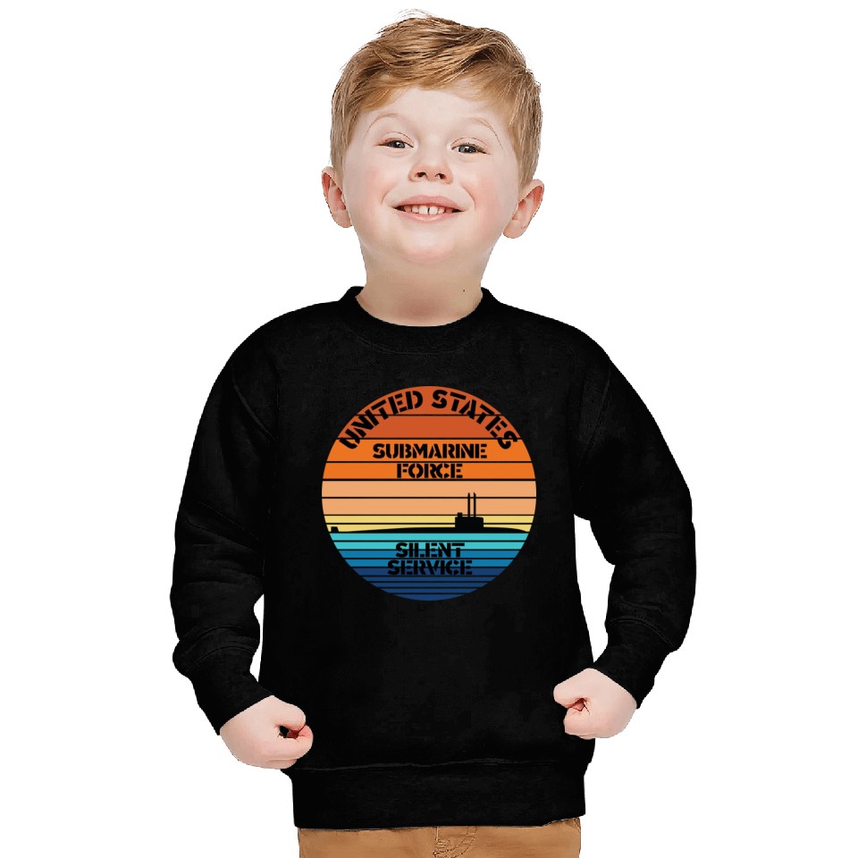 Sunset Us Submarine Force Silent Service Sweatshirts