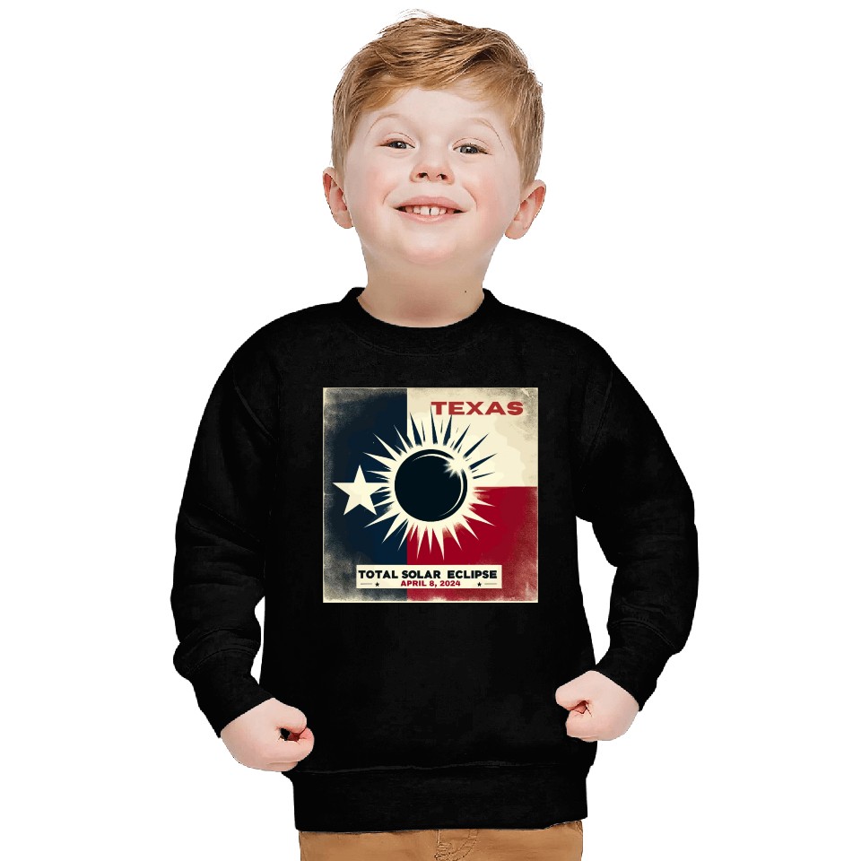 Texas Total solar eclipse 2024 Sweatshirts