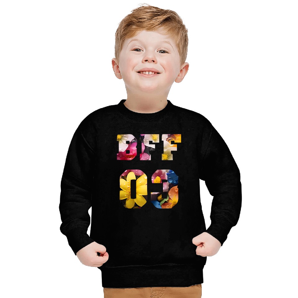 Flower Best Friends for 3 - BFF 03 Sweatshirts
