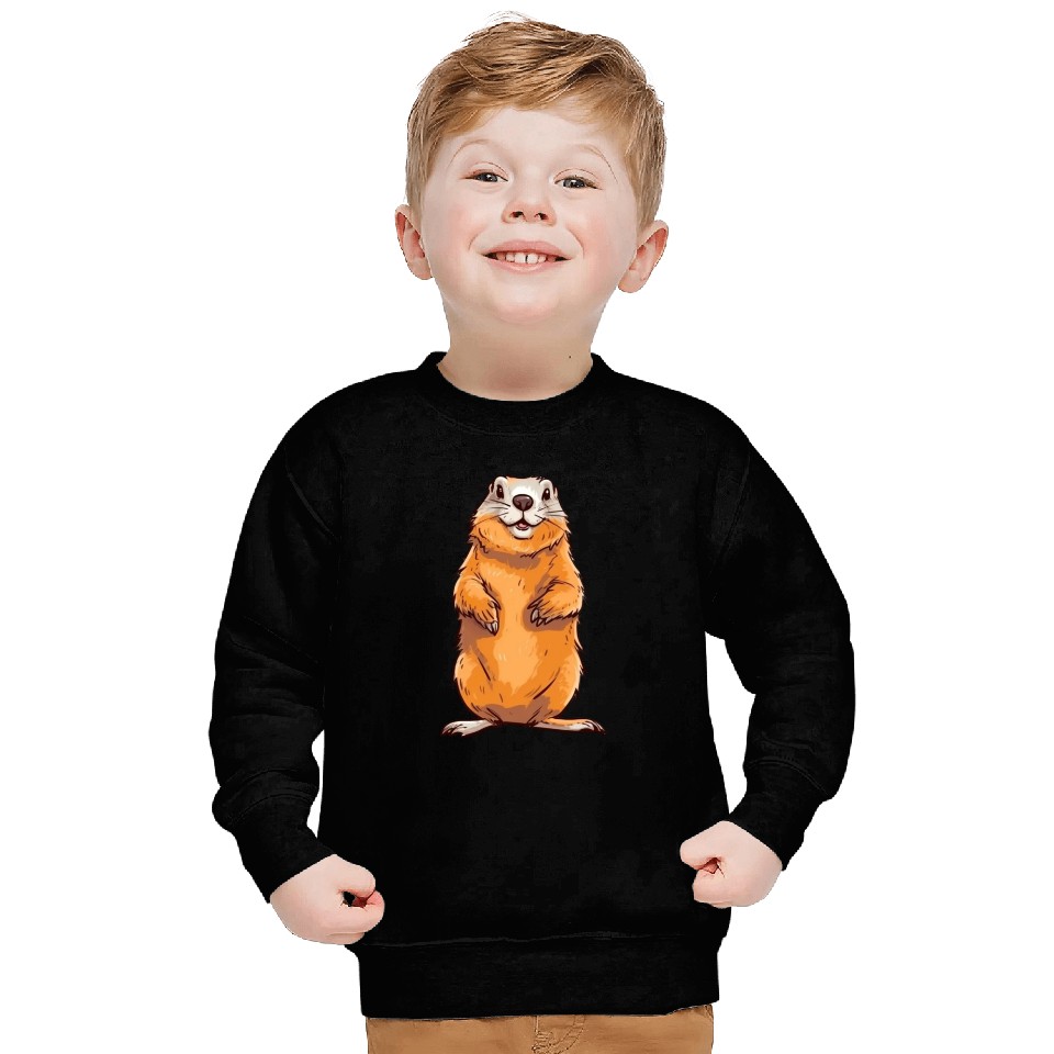 Groundhog Marmot for a Marmot lover groundhog fan Sweatshirts