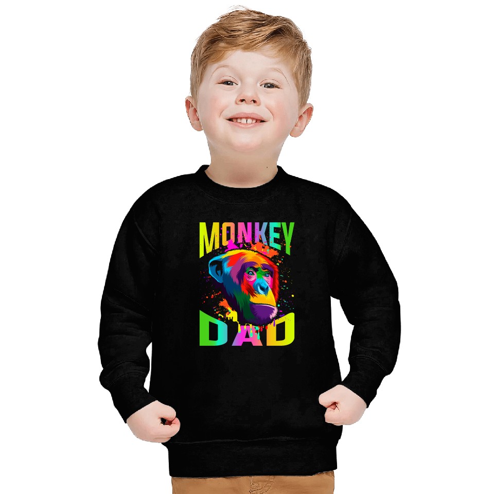 Monkey Dad Sweatshirts