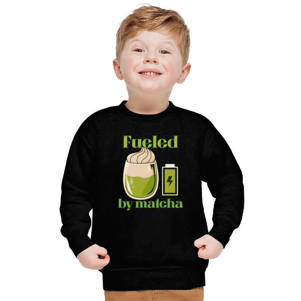 Fueled By Matcha Graphic Sweatshirts