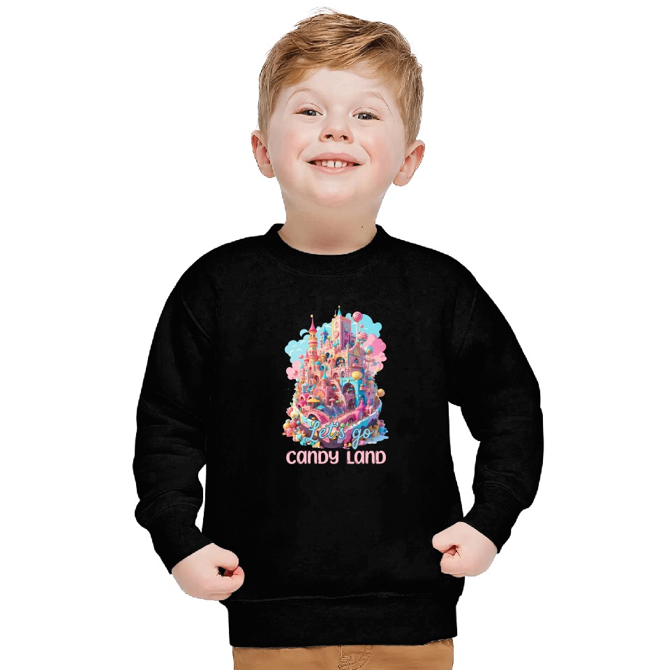 Let's Go Candy Land Graphic Sweatshirts