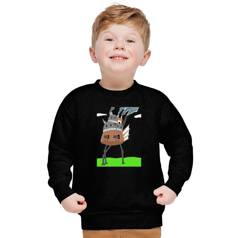 Steampunk Mechanical Moving Castle Sweatshirts