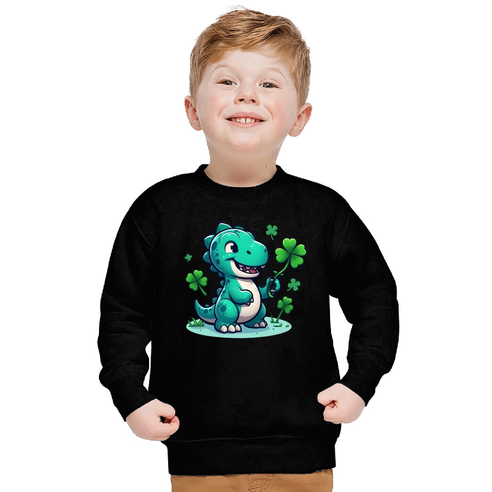 St. Patrick's Day Dino Sweatshirts