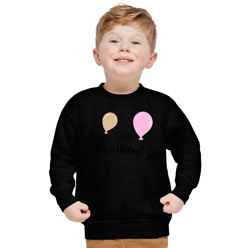 Happy birthday party balloons Sweatshirts