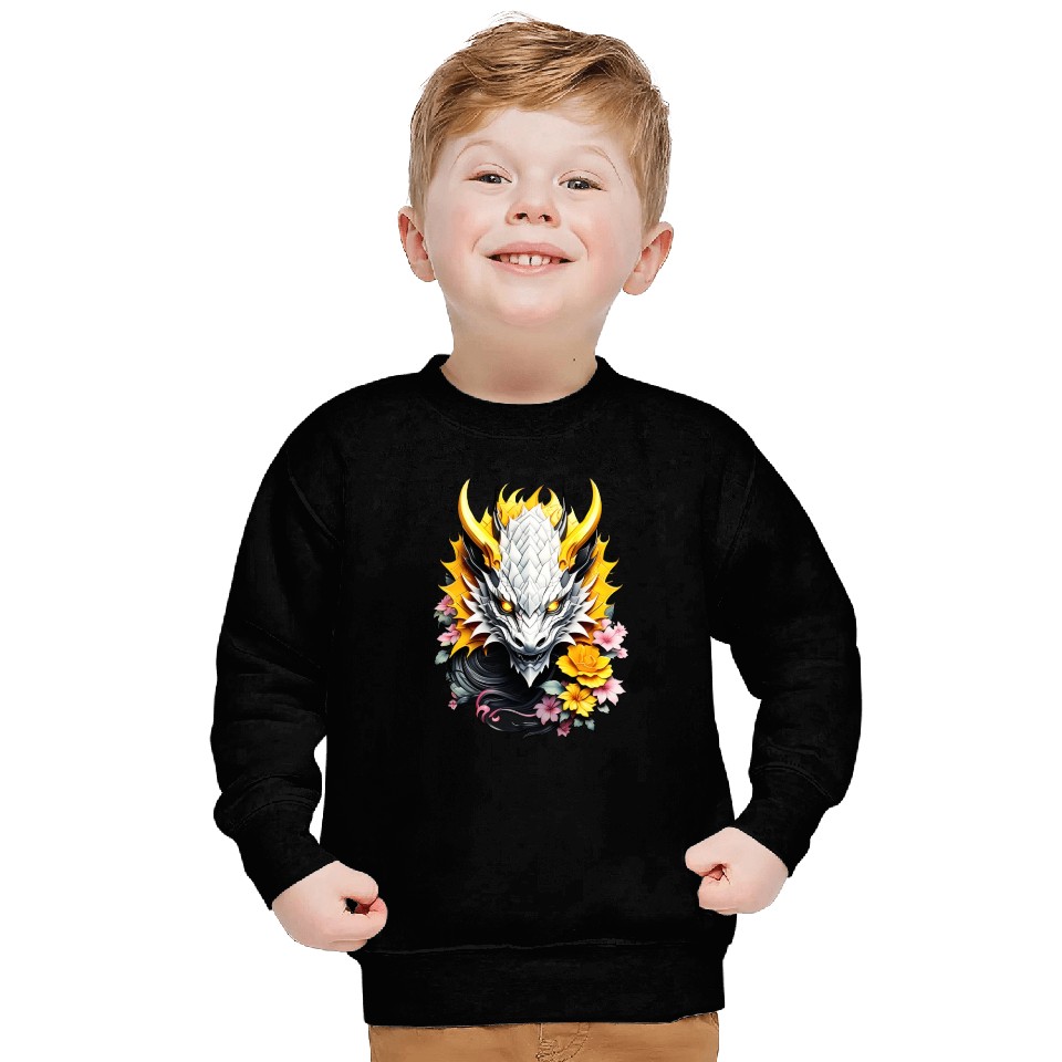 yellow dragon Sweatshirts