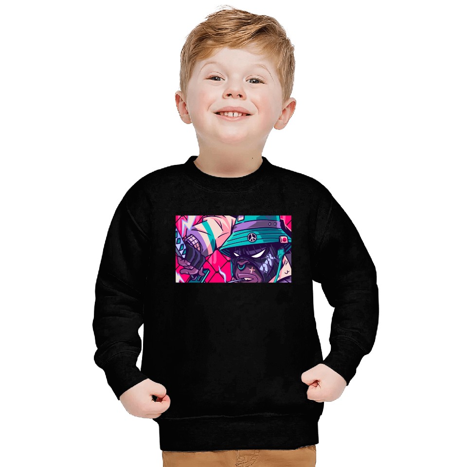 Digital Monkey Sweatshirts