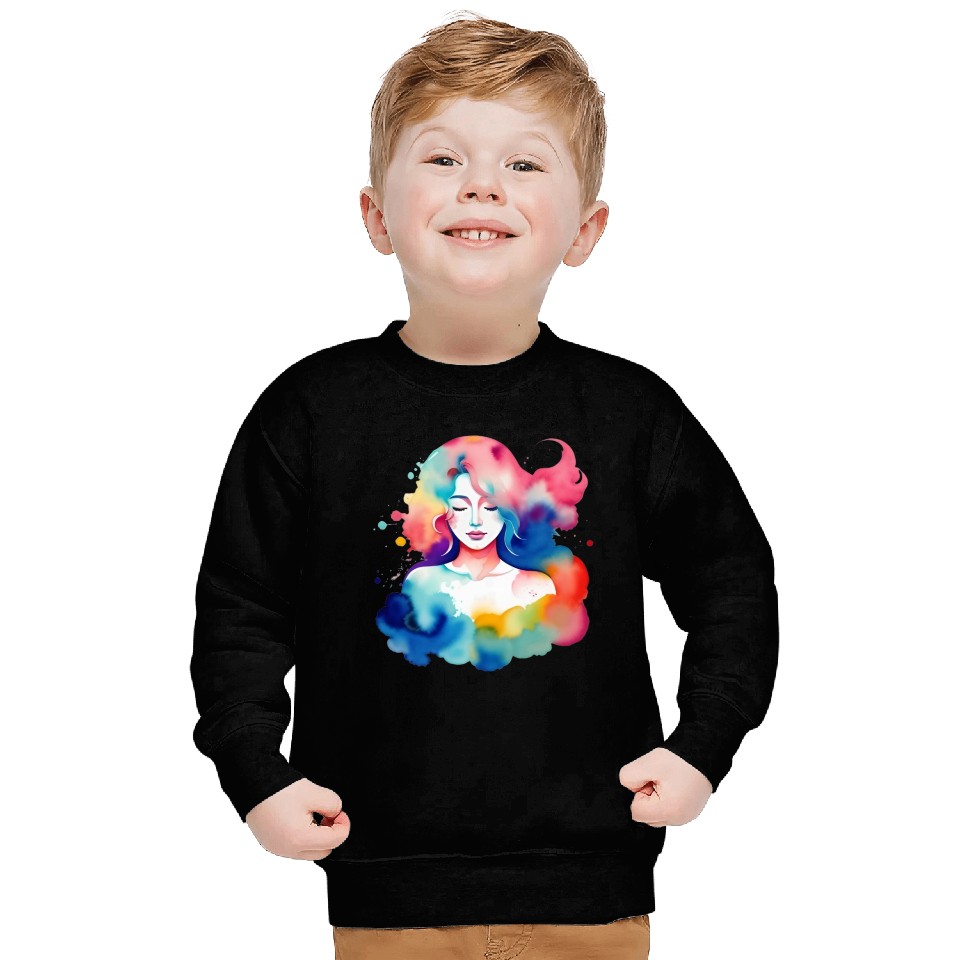 Color splash zodiac: Virgo Sweatshirts