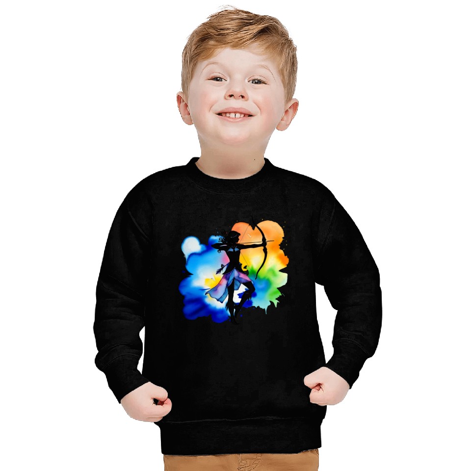 Color splash zodiac: Sagittarius Sweatshirts