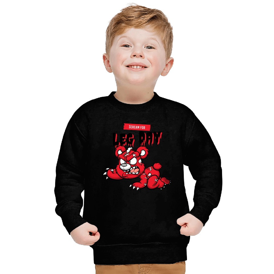 Scream for Leg Day Sweatshirts